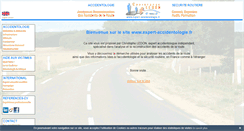 Desktop Screenshot of expert-accidentologie.fr